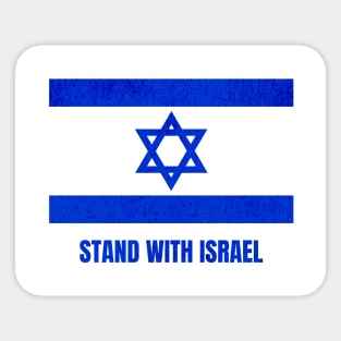 STAND WITH ISRAEL Israel Support Sticker